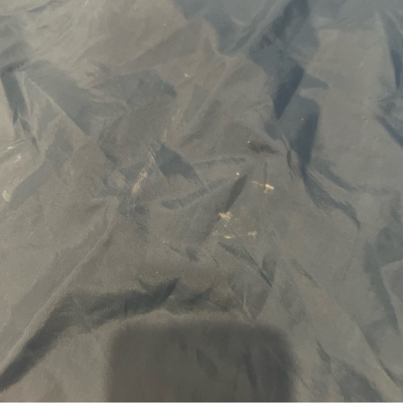 VINTAGE JPMORGAN CHASE BANK SHEEN XL WALL STREET RAIN JACKET COAT Cardinal - Picture 8 of 8